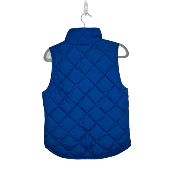 J. Crew Woman's Royal Blue Down Vest Size S - Picture 2 of 5